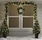 5pc. Pre-Lit Artificial Christmas Tree, Wreath, & Garland Entryway Set, Colour Changing LED Lights by Ashland®